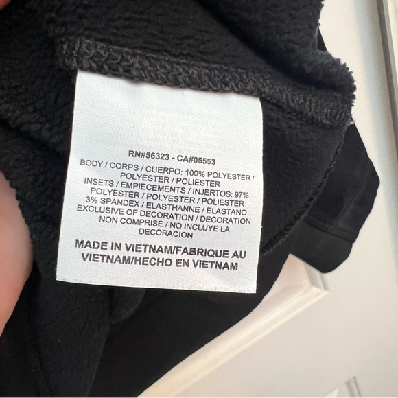 Men’s Nike Golf Therma-Fit Black Half-Zip Pullover with White Stripe Size Large - Picture 5 of 6